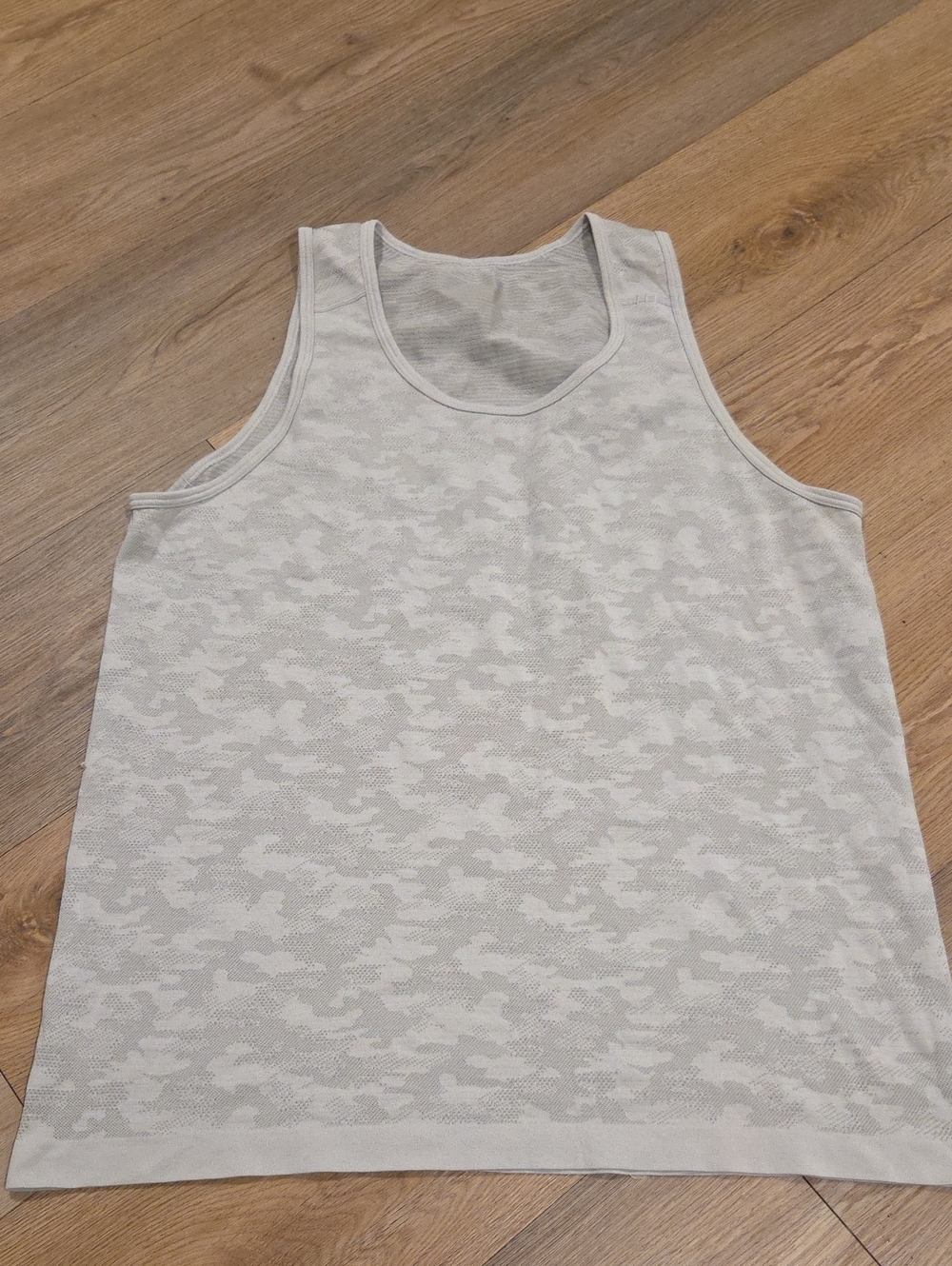 lululemon athletica Light Gray Camo Tank Top